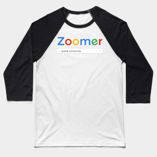 Zoomer Search Engine Baseball T-Shirt